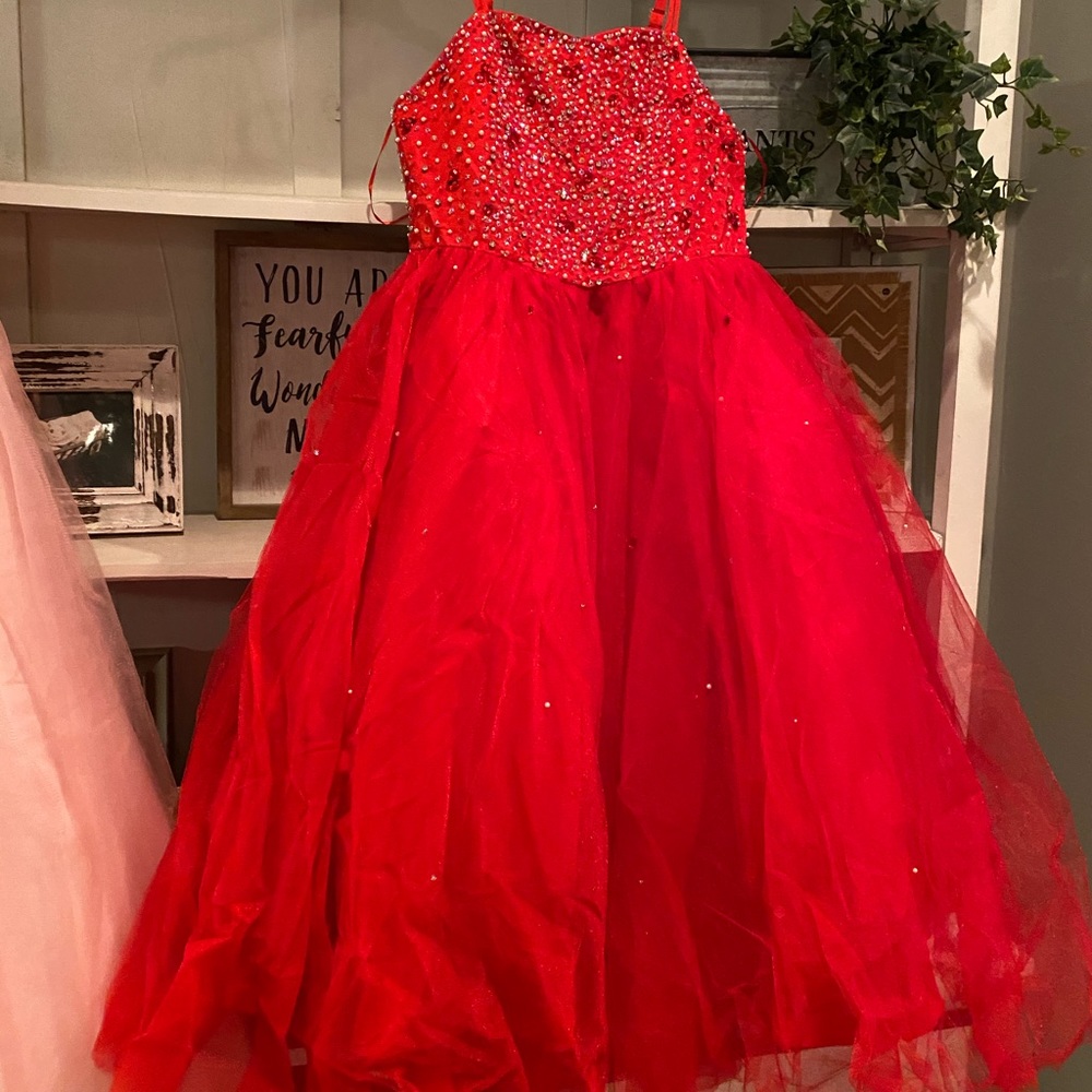 Girls pageant dress
